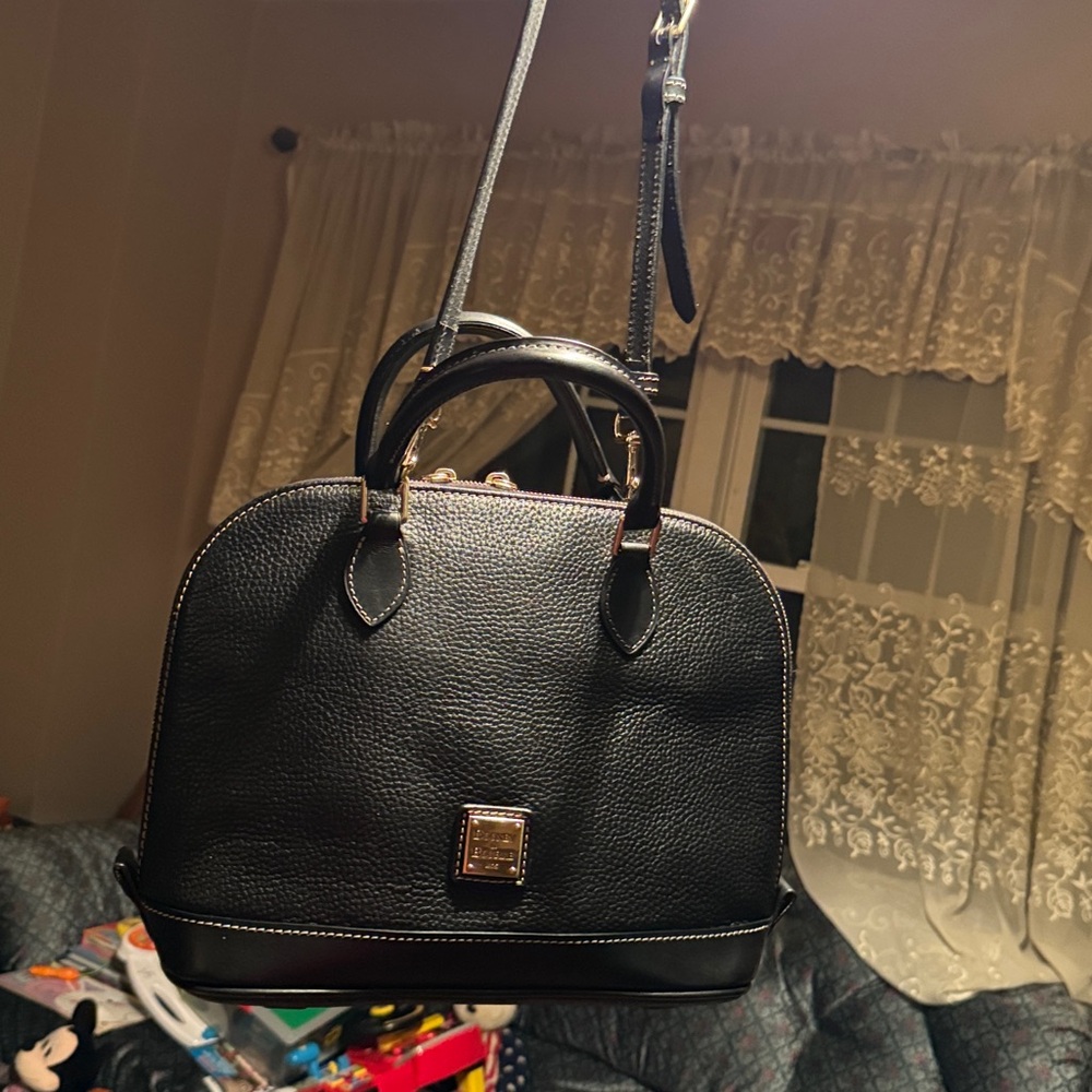 Dooney & Bourke Black Leather Shoulder Bag